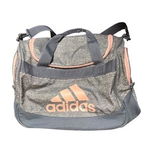 Adidas Unisex Medium Defense Duffel Onix Jersey/Onix/Haze Coral One Size